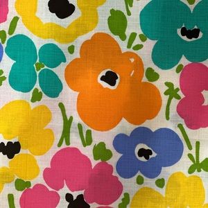 Screen print fabric. Leon B Rosenblatt.  All Cotton.